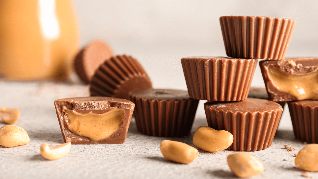 Chocolate and peanut butter cup
